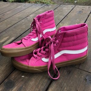 Fuschia Vans Size W10